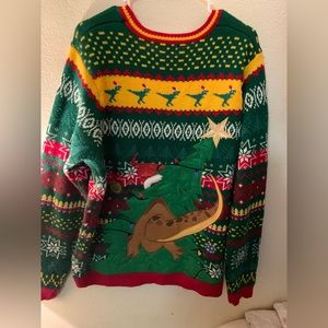 T-Rex Christmas Sweater